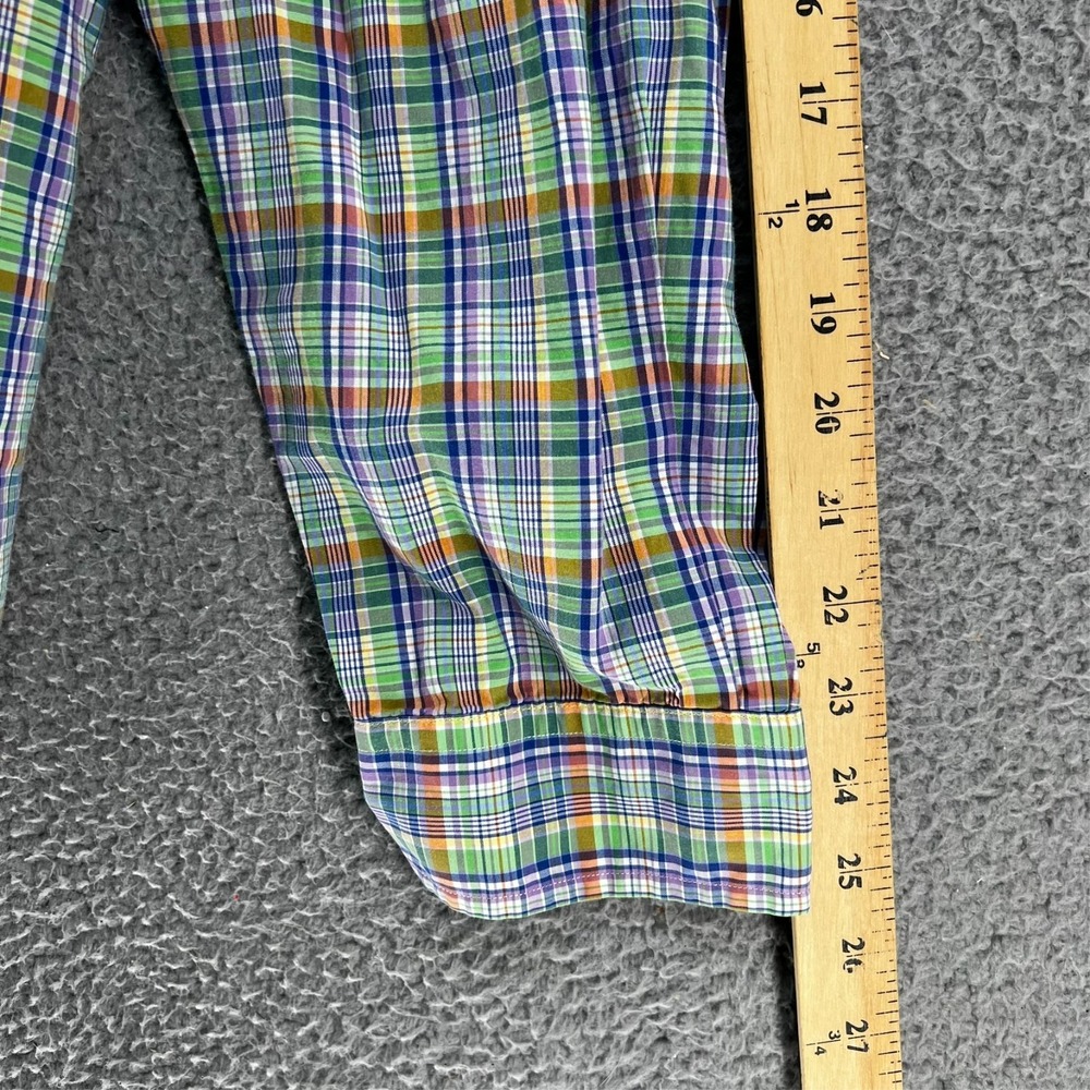 Polo Ralph Lauren Shirt Men XXL Classic Fit Plaid Button Down Multi Color Cotton - Picture 9 of 15